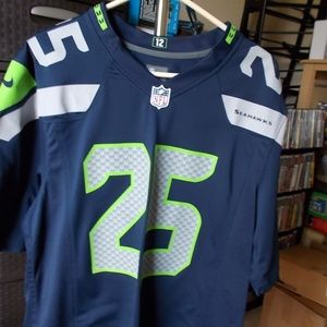 seattle seahawk nike on field jersey size medium